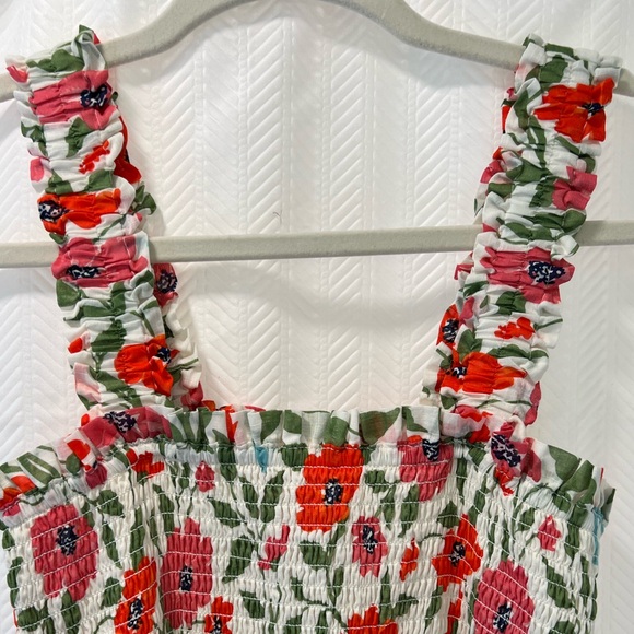 Kate Spade Midi Smocked Dress Small - Picture 4 of 7